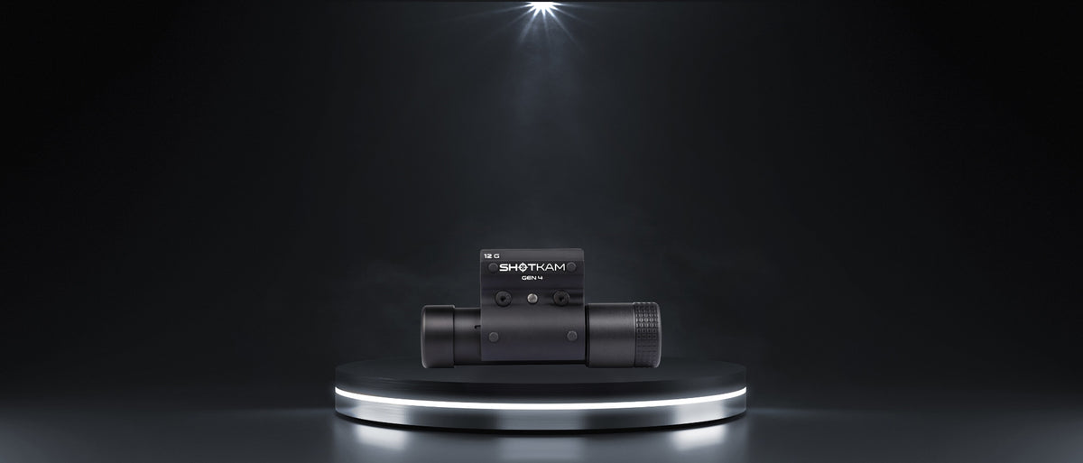 Unique image of ShotKam showcasing key features such as lightweight build and precision - Unique version for Sharper-Brighter-logo-sk4-top-tile.jpg.