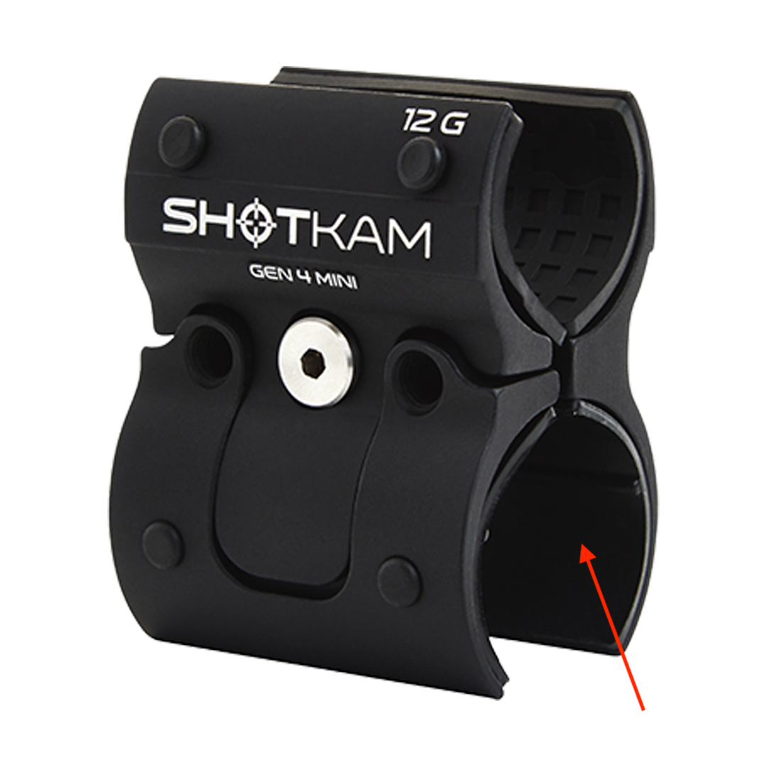 Rubber camera pad designed for secure attachment of the Gen 4 Mini ShotKam to 12 gauge shotguns, ensuring stable and clear video capture for American shooters.