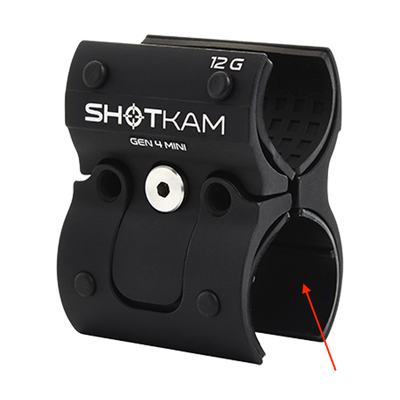Rubber camera pad designed for secure attachment of the Gen 4 Mini ShotKam to 12 gauge shotguns, ensuring stable and clear video capture for American shooters.