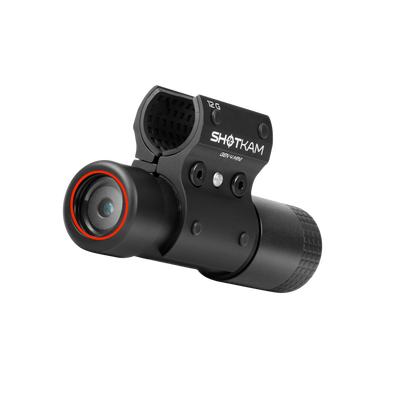 Highlighted lens of the ShotKam Gen Mini marked with a red circle for