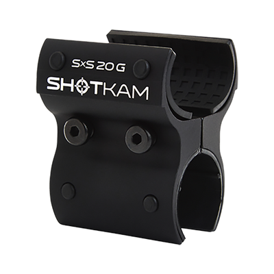 SxS 20 Gauge ShotKam Mount – Designed for side-by-side 20 gauge shotguns, this mount securely attaches the Gen 4 Mini ShotKam for stable and precise footage during shooting.