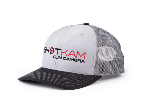 Grey Embroidered Logo Hat