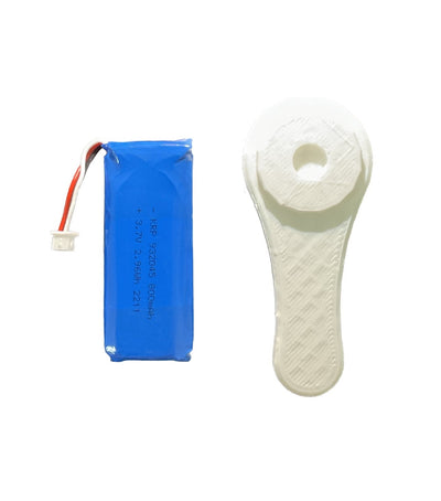 ShotKam battery replacement kit including internal battery and a white adjustment This kit ensures your ShotKam camera remains powered and operational during hunting and shooting Ideal for hunters and shooting the battery replacement kit offers convenience and making it an essential accessory for maintaining your ShotKam